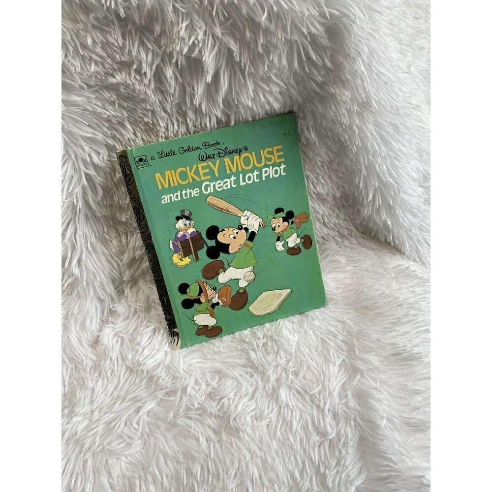 A Little Golden Book Walt Disney Mickey Mouse and the Great Lot Plot